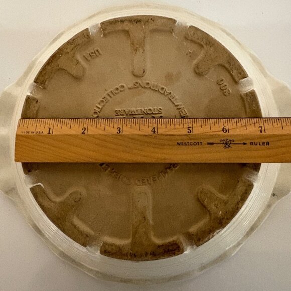 Pampered Chef Family Heritage New Traditions Stoneware Pie Dish 10" Baking Pan - Picture 6 of 7